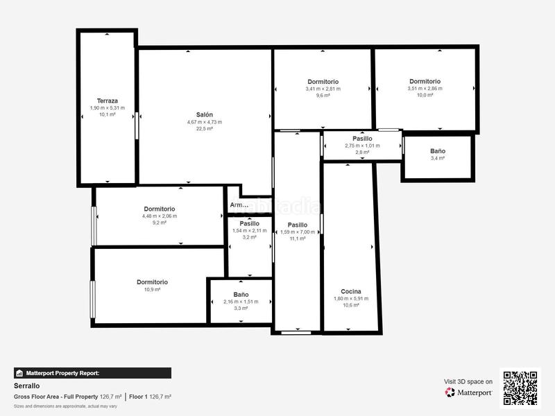 Foto fed40abf-ade1-4dd3-9794-9c945d67f7f5. Pis amb calefacció aparcament a Camino de los Neveros - Serrallo Granada