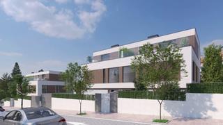 Xalet a Estación. Obra nueva. pozuelo de alarcón madrid. v1  4 chalets pareados en