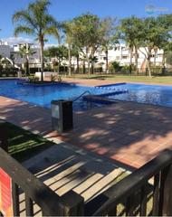 Pis  Avenida jardines  3 de alhama. Piso en planta baja con  tres dormitorios y terraza   en condado