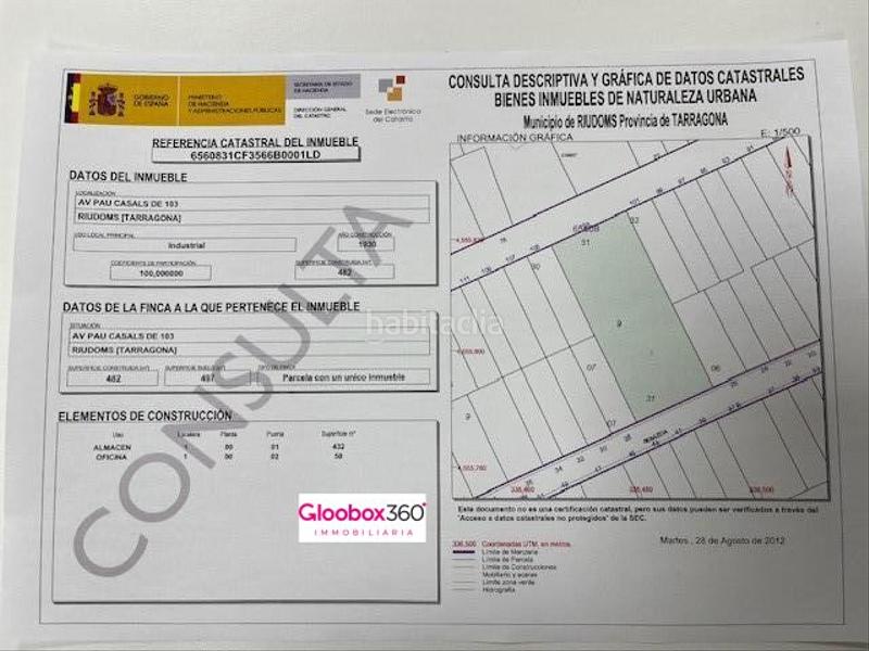 Foto 9e59c221-a6e4-419e-9c8b-d502e253fe12. Locale commerciale in avenida pau casals de 103 in Riudoms