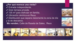 Pis  Raseta de sales. Exclusiva vivienda de 135 m2 con terraza privada en pleno centro