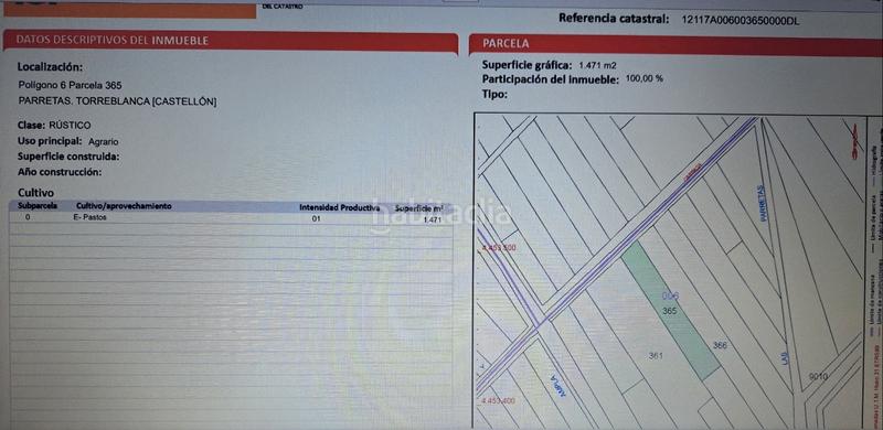 Foto df287e00-9e99-4ad3-af19-3cfbbfc2a34d. Fondo rustico in Torreblanca