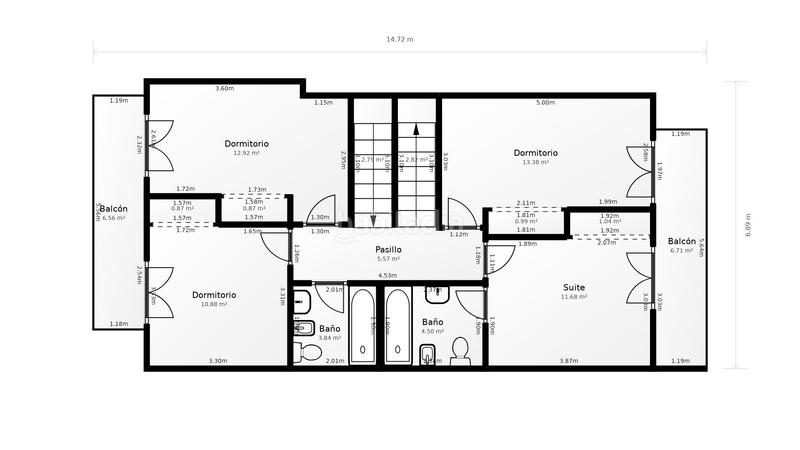 Foto a19d53fb-e0f8-4c70-94d2-02db30a7c37c. Semi detached house with heating parking in Egia Donostia - San Sebastián