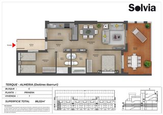 Etagenwohnung  C/ dolores ibárruri. Solvia inmobiliaria  piso terque