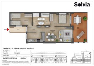 Etagenwohnung  C/ dolores ibárruri. Solvia inmobiliaria  piso terque