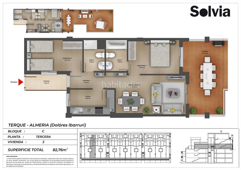 Foto 34d17937-95e1-46fe-8f9d-f1852552e349. Flat with parking pool in Terque
