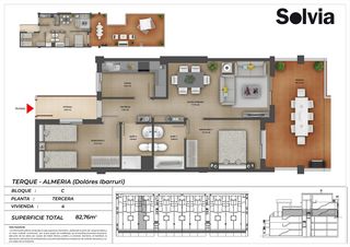 Etagenwohnung  C/ dolores ibárruri. Solvia inmobiliaria  piso terque