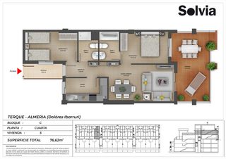 Etagenwohnung  C/ dolores ibárruri. Solvia inmobiliaria  piso terque