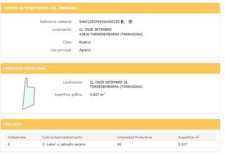 Rural plot  Onze de setembre (de l). Solvia inmobiliaria  suelo urbanizable torredembarra