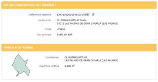 Propriété  Cl guanajuato nº 42. Solvia inmobiliaria  suelo otros palmas de gran canaria las