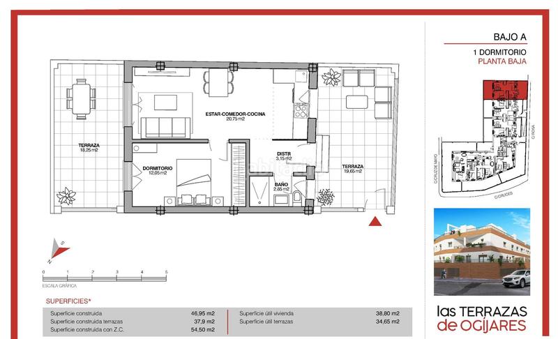 Foto 0a2ba56d-e030-491e-9531-0e0a49cced2d. Appartamento con parcheggio in Ogíjares