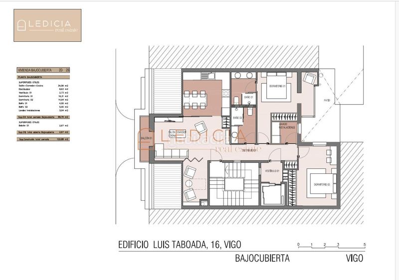 Foto 70bed0f8-8350-4c4a-aae5-5dc92c1ea9b9. Penthouse with heating parking in Centro - Areal Vigo