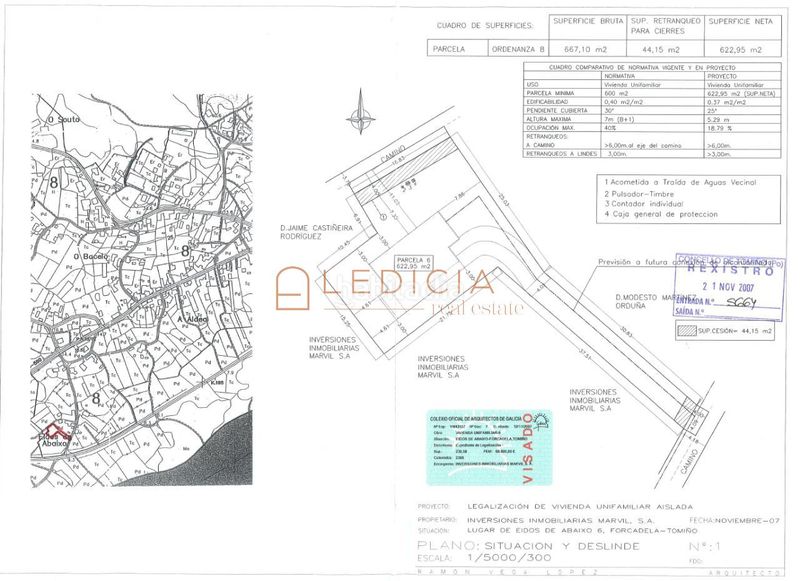 Foto ed395c9f-6f2b-4e9f-813d-4932b29216f1. Chalet en lugar eidos de abaixo 12 parcela 6 en Tomiño
