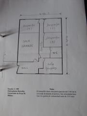 Appartement  Poza lizentziatuaren kalea. Se vende oficina de 139m2 que se puede transformar en vivienda