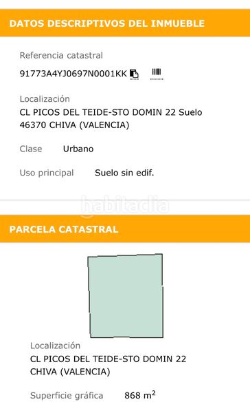 Foto 1f0bc1fe-b76d-49e5-830a-cabd0266737b. Terreny residencial a Sierra Perenchiza-Cumbres de Calicanto-Sto Domingo Chiva