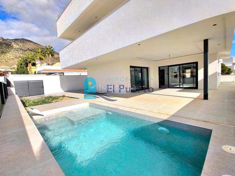 Foto cc97c2b1-0794-4fbe-b040-6c9a54f5f31e. Chalet with heating pool in Bolnuevo Mazarrón