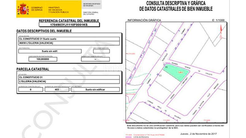 Foto 266e1bca-d3a8-40ee-9260-7dc4df1b4928. Terrain résidentiel dans de la constitucion 31 dans Olleria (l´)