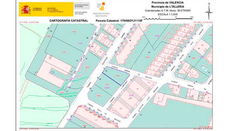 Foto c8256dd5-9e2d-42da-af23-1ade51a72f87. Terrain résidentiel dans de la constitucion 31 dans Olleria (l´)