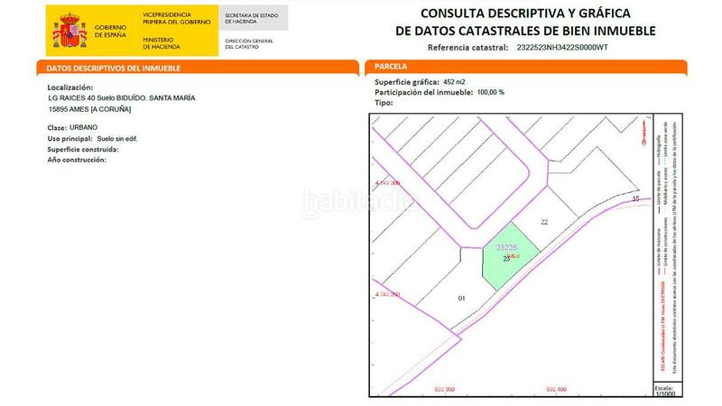 Foto 0d3d0dd1-c85b-4aa0-9a60-3e47120f6e10. Residential plot in raices in O Milladoiro Ames