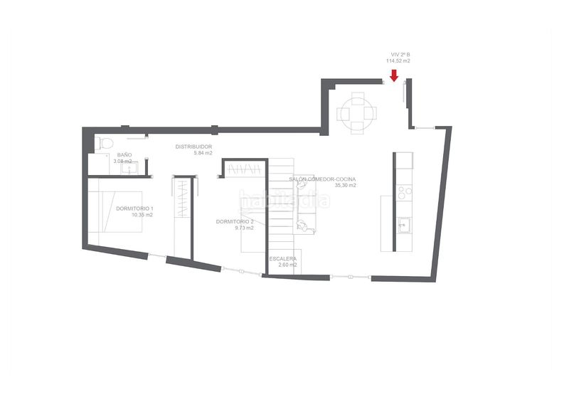 Foto f8576b1c-4044-4109-816d-804bfb7966e9. Dúplex amb calefacció a Entrena