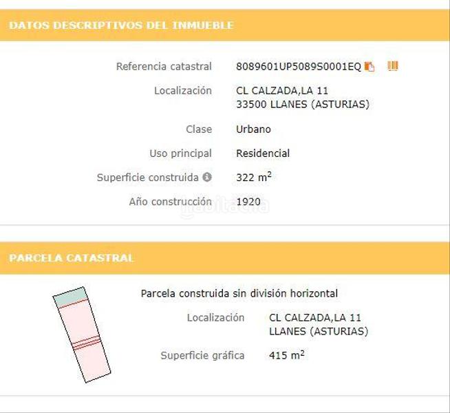 Foto 588d1339-197e-467c-abb5-95b8137a0be1. Terreno residenziale in la calzada 9 in Llanes pueblo Llanes