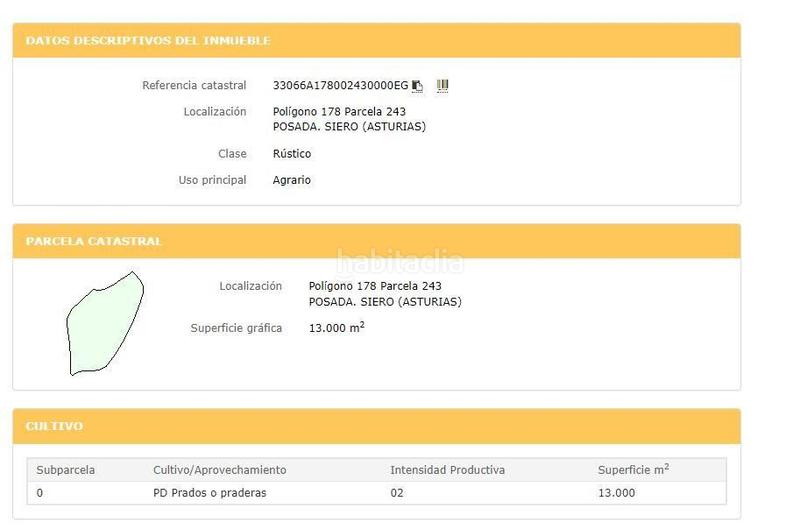 Foto 5e7b0d3f-3992-4e28-9cb7-f36b3b545054. Terreny residencial a la pola Siero Siero