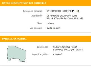 Terreny residencial  Remeros del nalón