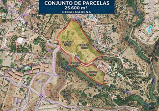 Terreny residencial a Ds diseminado 240 benalmadena (málaga). 50 proindiviso de finca de 26.000 m con casa y vistas al mar en