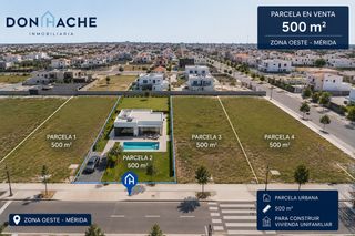 Wohngrundstück in Oeste. 4 parcelas de 500 m para construir tu vivienda ideal
