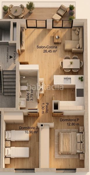 Foto db676150-3cc8-4699-a511-ccada6c124ef. Pis a Residencial Triana - Barrio Alto Gabias (Las)