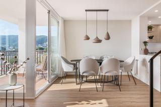 Àtic a La Bonanova. Ático dúplex de diseño con vistas al mar en la bonanova  luz, pr