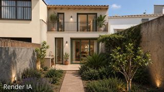Maison jumelée à Nucli Urbà. Casa de pueblo en el centro de argentona con jardín de 300 m y g