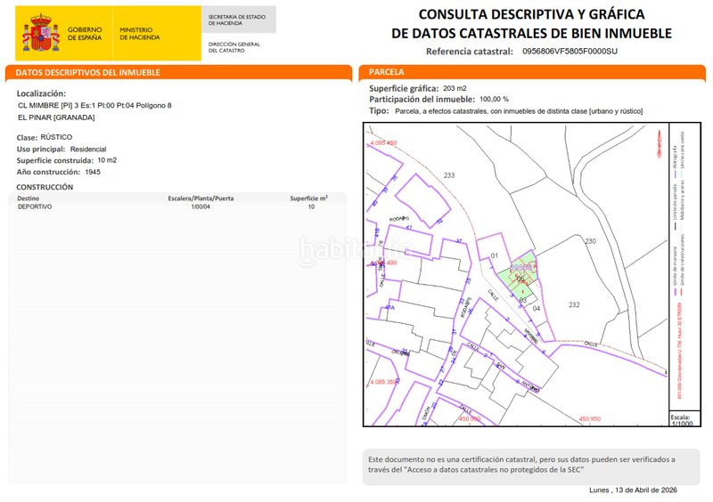 Foto 948a9077-eeb4-454d-bb9c-2e91840e2c44. Masia a calle mimbre 3 a Pinar (El)