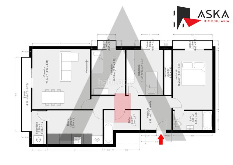 Foto 61acf38a-6546-45cb-96c9-f35091fd6d1b. Appartamento con parcheggio in Metro - Auditorio Paiporta