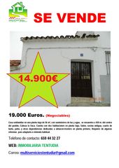 Casa a schiera  Calle reyes huertas. Inmobiliaria tentudia s.l.
