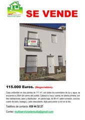 Casa a schiera  N/a. Inmobiliaria multiservicios tentudia s.l.