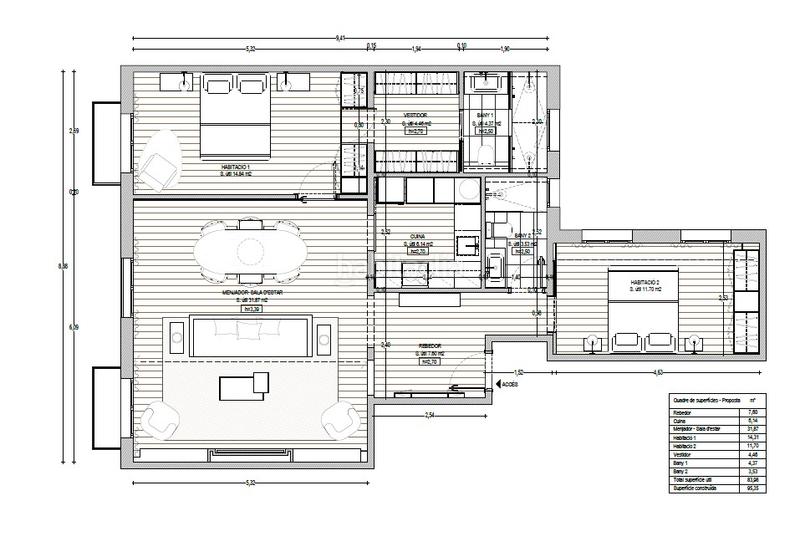 Foto ac02ccf3-7cde-4cee-8ff7-6b64a102e40b. Rent flat with fireplace heating in Sant Antoni Barcelona