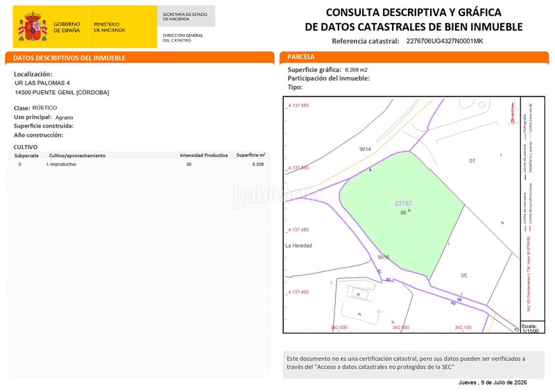 Foto c97dffad-434c-49ae-bc98-d5ba531bb90b. Finca rústica a a-379 5 a Puente Genil