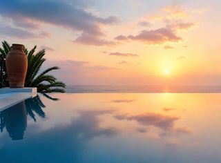 Xalet a Santa Úrsula Pueblo. Tenerife exclusivo chalet con piscina, vistas al mar y al teide