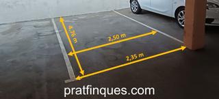 Parking coche en Centre. Plaza de parking en ctra. marina – lo gaiter de 4,76 x 2.50 mts