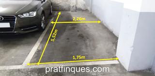 Aparcament cotxe  Carrer de santiago rusiñol. Plaza de parking en pleno casco antiguo – santiago rusiñol de 5,