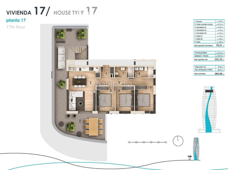 Foto 0175a7c6-6966-442a-9bed-da6558cd06a7. Attique avec chauffage parking piscine dans Pueblo Calp
