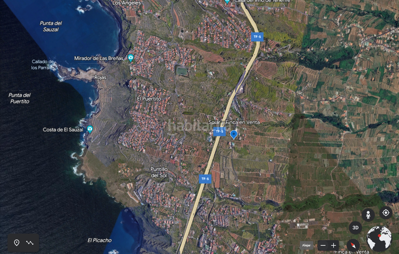 Foto df231539-07f0-47f0-9343-b25cbe1a2602. Terreno residenziale in carretera rafael ramos 49 in Sauzal (El)