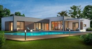 Casa in Corbera de Llobregat. Parcela en venta  vivienda de diseño con piscina