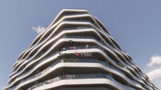 Pis  Avinguda del marquès de benicarló. Tipo d  2 dormitorios  esquinero vista frontal mar