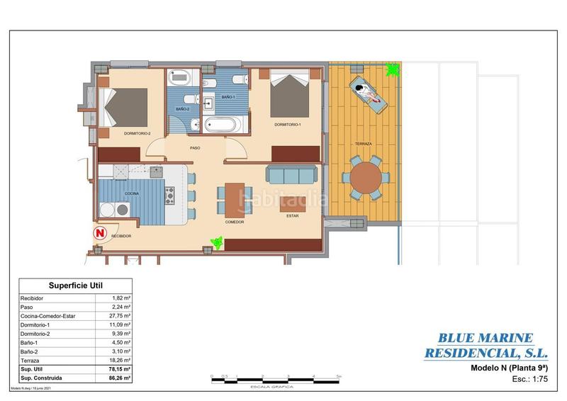 Foto d5de3e06-6cbd-4f69-9e89-41b64db67fac. Etagenwohnung in Casco Urbano Vinaròs