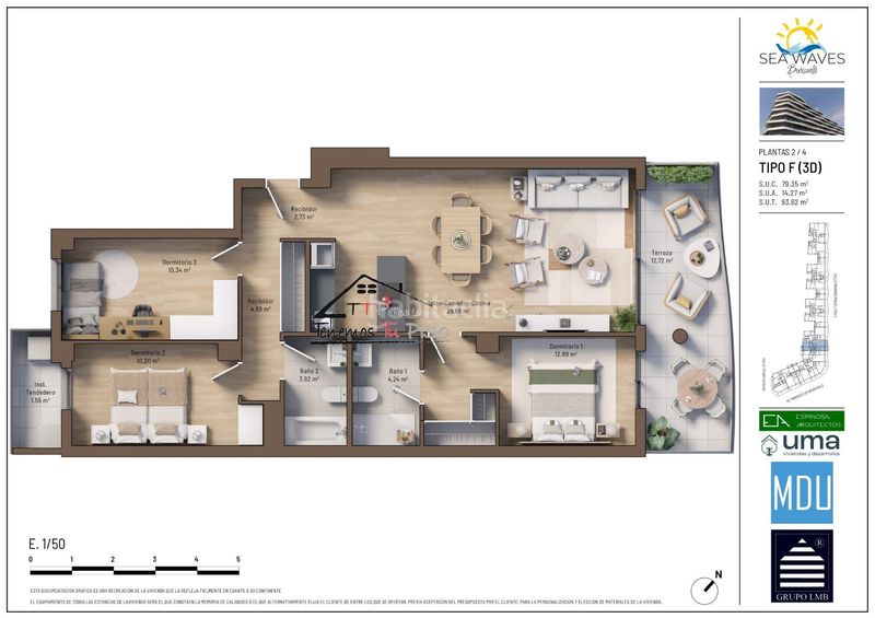 Foto 0cd29dd2-8bd6-498e-812e-ec5b9352fe5d. Pis amb aparcament piscina a Puerto Benicarló