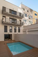 Duplex  Grassot. Planta baja con terraza y piscina
