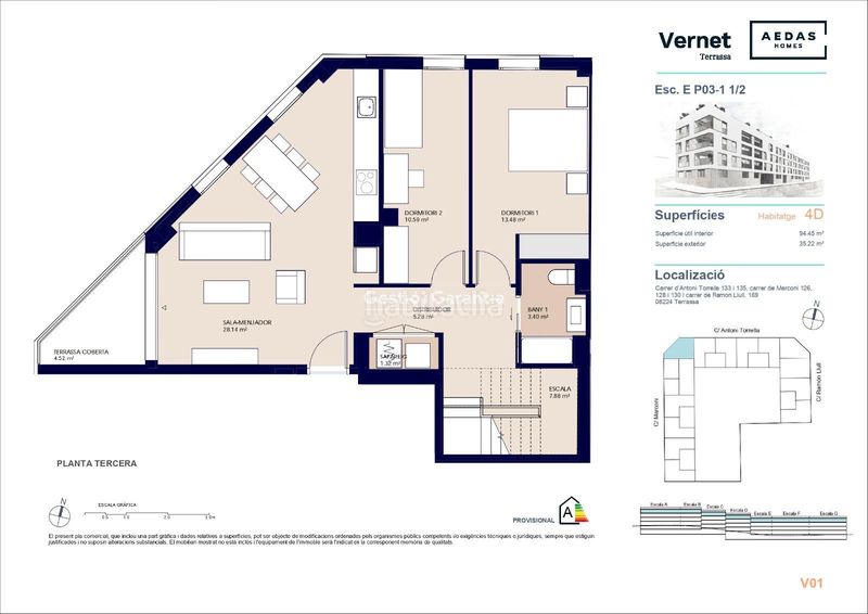 Foto fb54ef18-aee2-476f-a984-899d085f59f8. Àtic amb piscina a Ca n'Aurell Terrassa