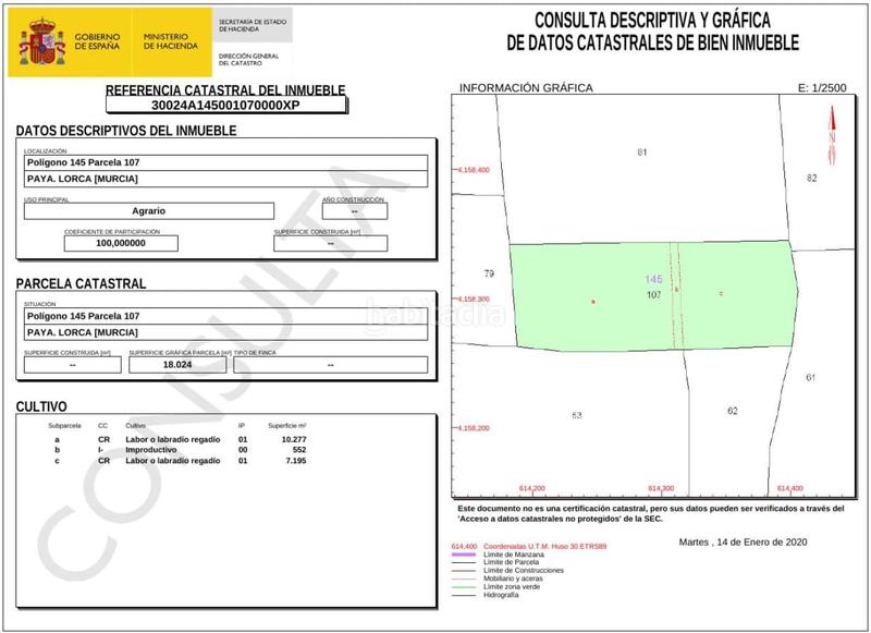 Foto e5d382f6-5e32-404c-b5f9-8ba42e2348d1. Finca rústica en avenida juan carlos i 38 en San Mateo Lorca